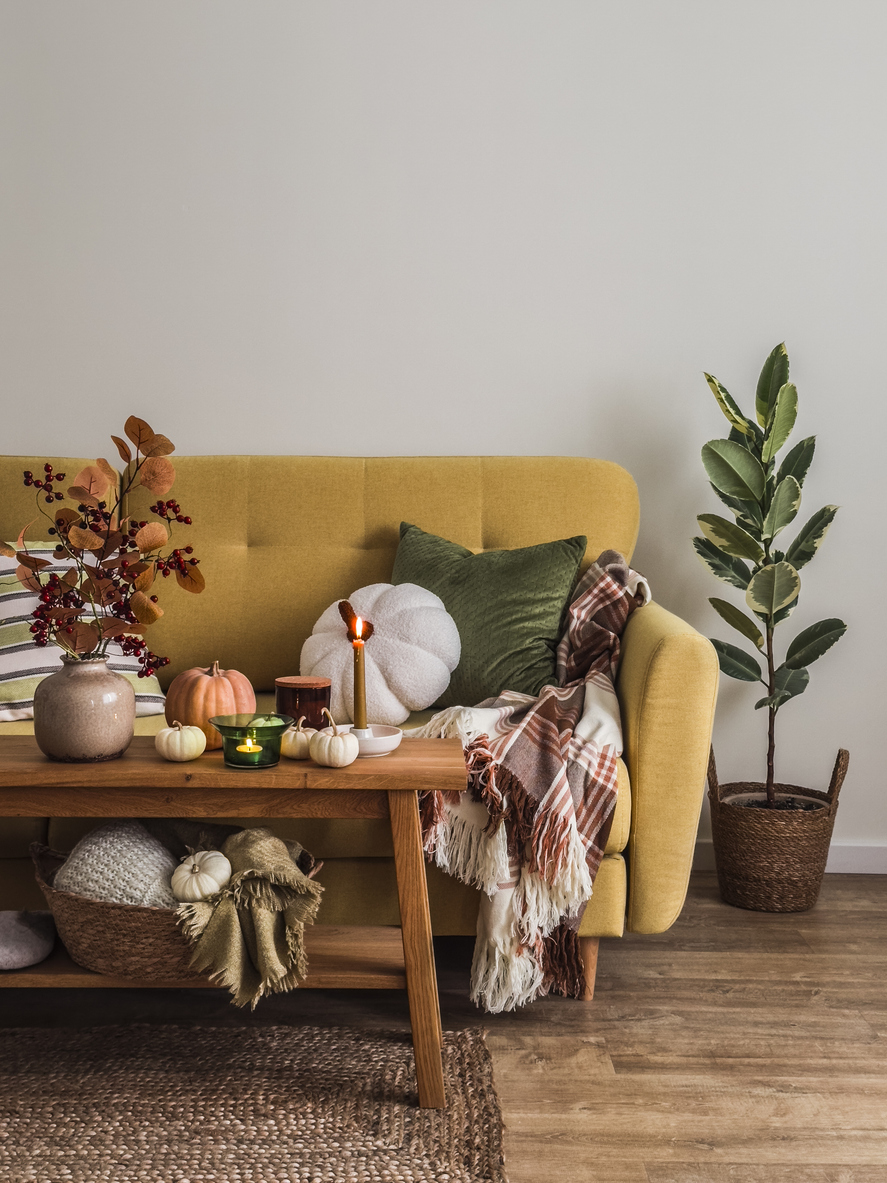 Herbst Wohnzimmer Deko