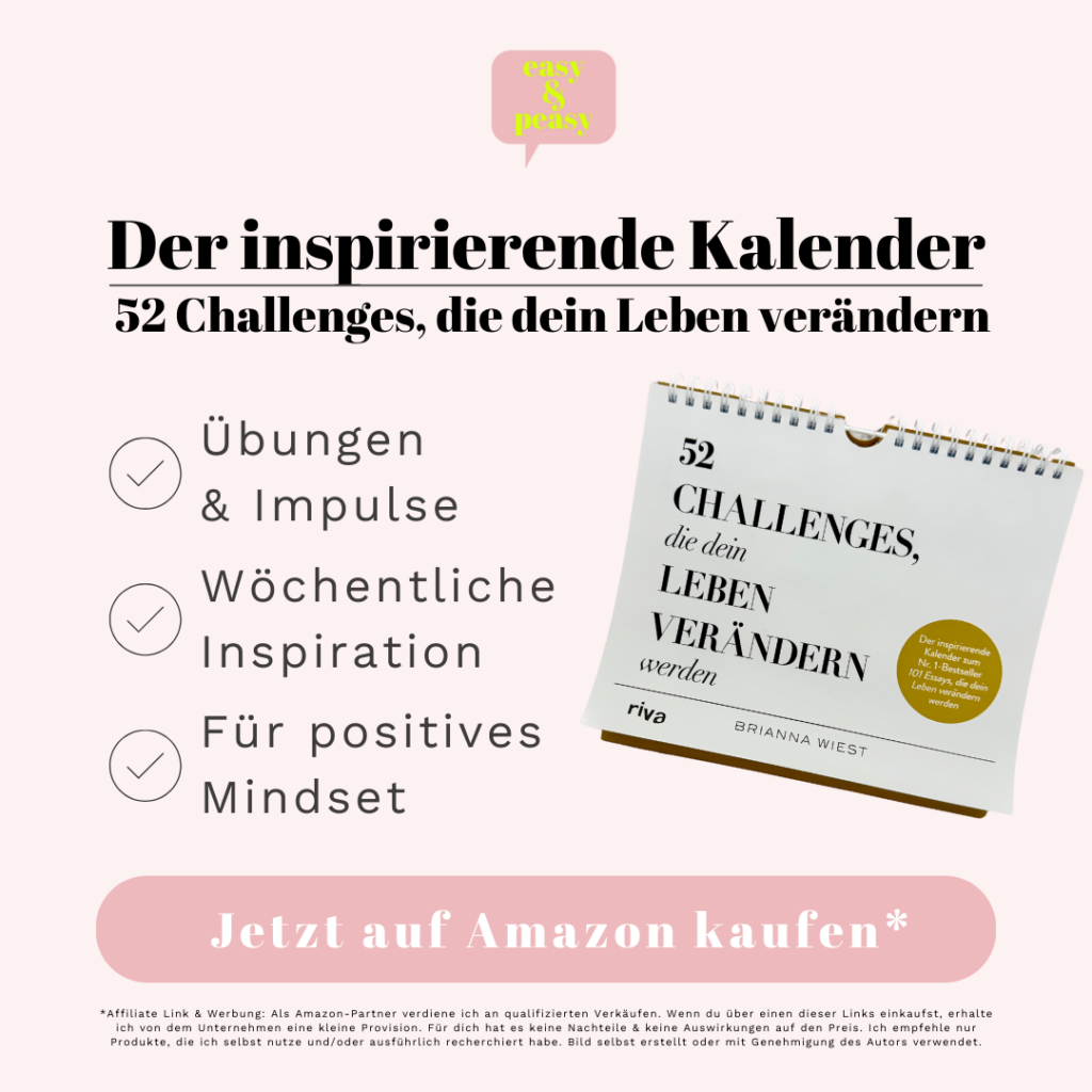 Kalender mit 52 Challenges