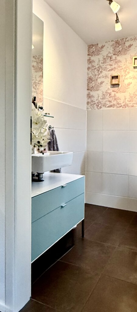 Badezimmer selbstklebende Tapete Pastellfarben