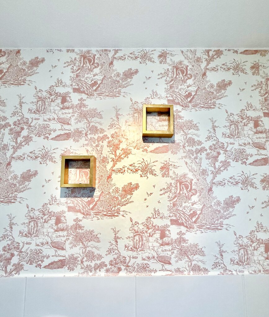 Gold & Pastell Selbstklebende Tapete für Wandgestaltung in 15 Minuten
