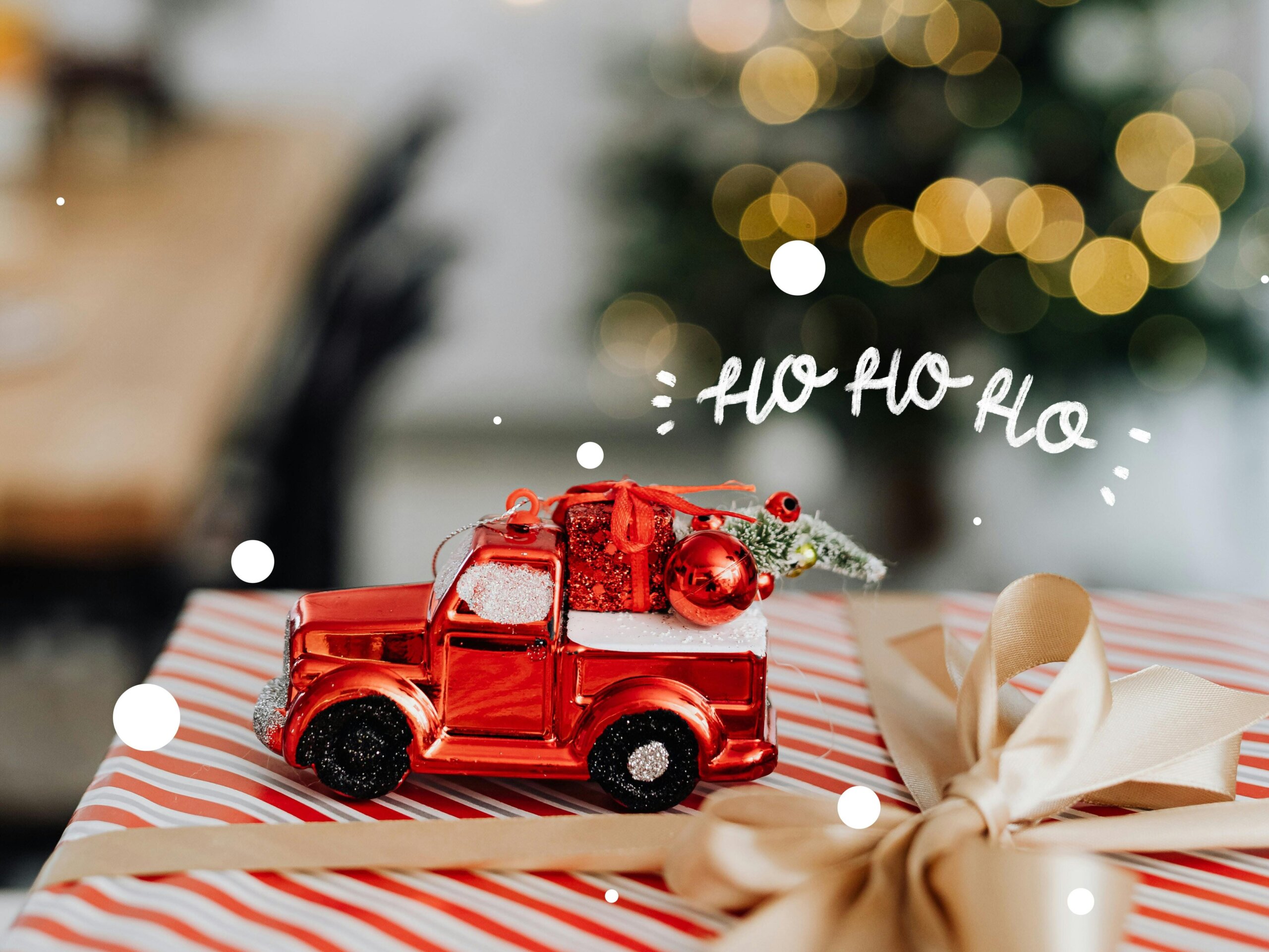 Weihnachten Geschenk Auto Ho Ho Ho 